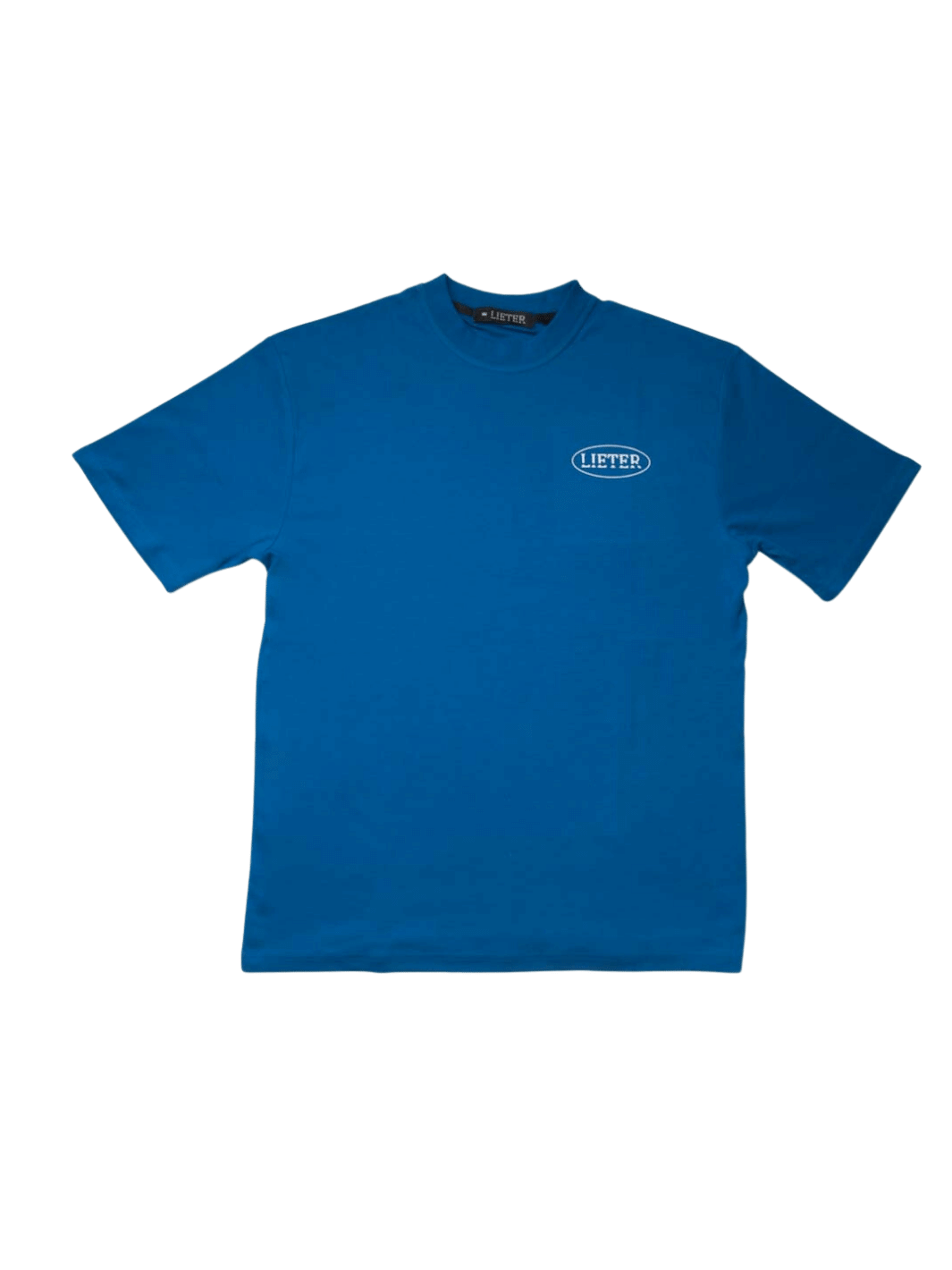 LIETER T-SHIRT OVAAL BLAUW